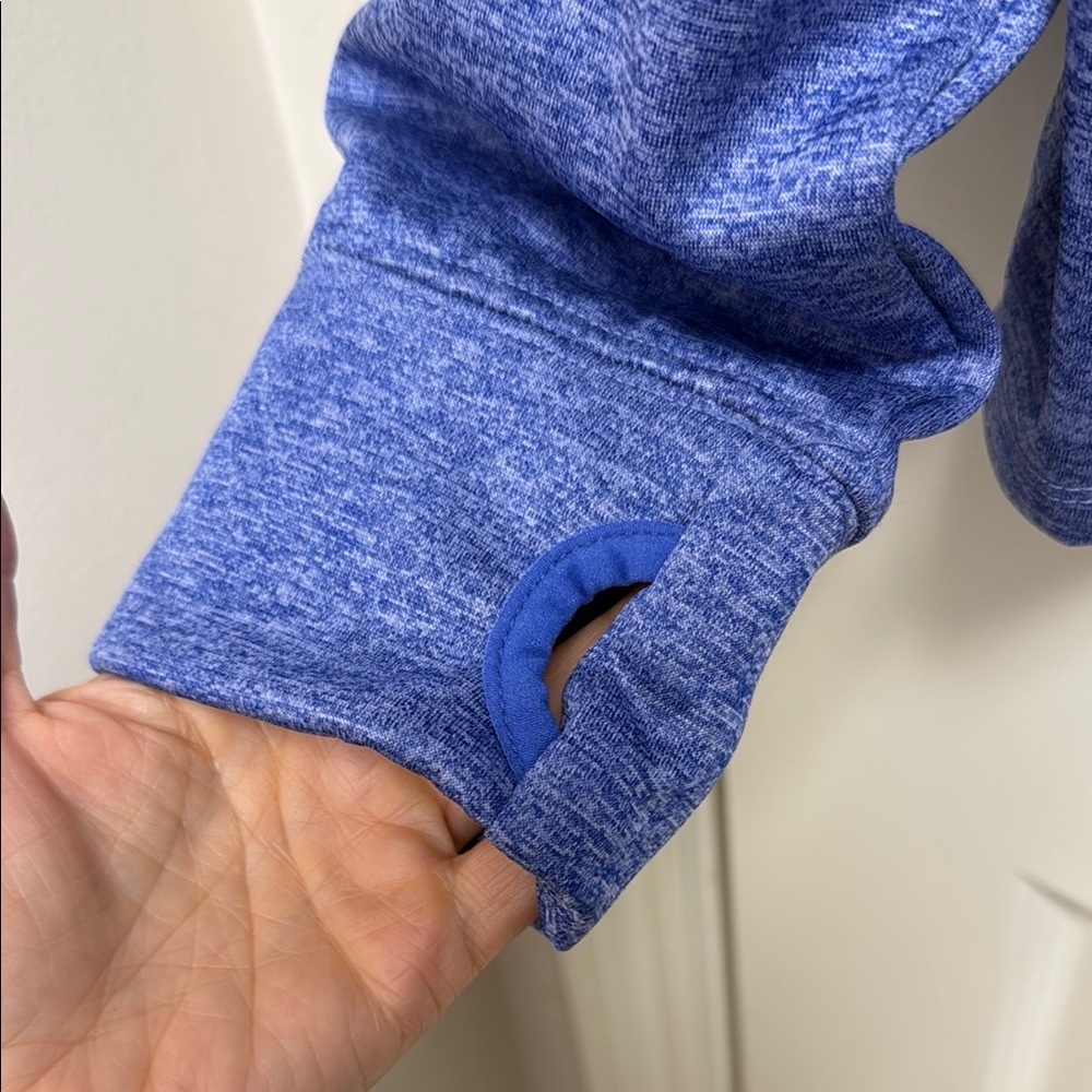 Women’s Blue Hoodie Sweater - Picture 4 of 10